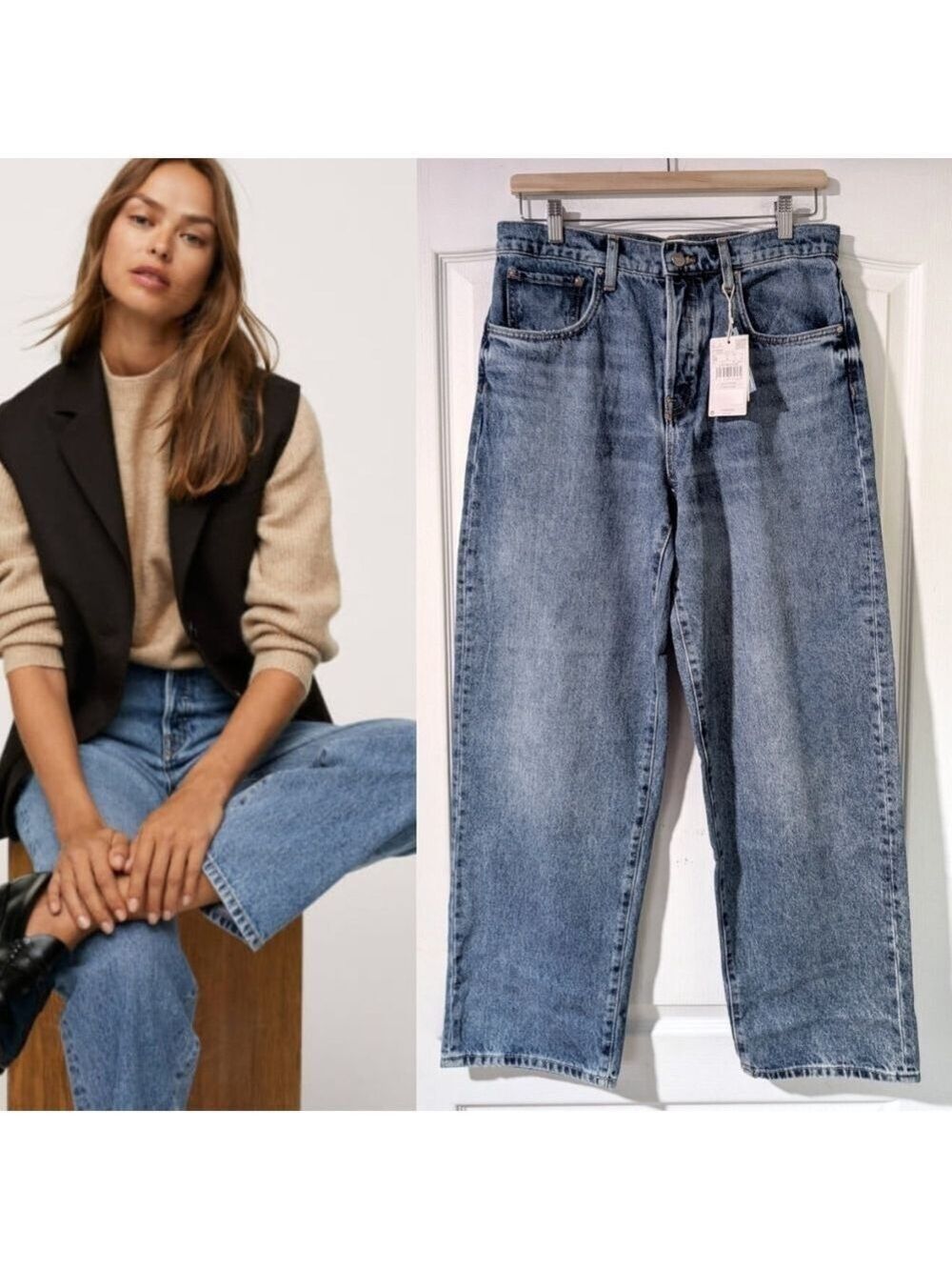NWT Mango | Bambi Mid-rise Relaxed Jeans